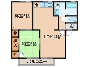 プランド－ル永犬丸の物件間取画像